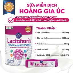 [DATE 3/2028] (LACTO HỒNG) Lactoferrin Formula Milk BB-12 ROYAL AUSNZ Lon 100g - Hỗ Trợ Tăng Cường Miễn Dịch 3
