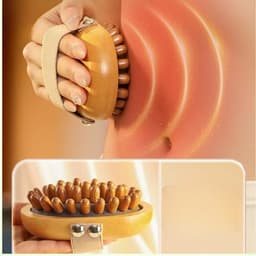 Bàn Chải Đệm Khí Bằng Gỗ Giúp Hỗ Trợ Massage Toàn Thân Giảm Đau Mỏi Tạo Cảm Giác Thư Giãn  5