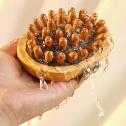 Bàn Chải Đệm Khí Bằng Gỗ Giúp Hỗ Trợ Massage Toàn Thân Giảm Đau Mỏi Tạo Cảm Giác Thư Giãn  3