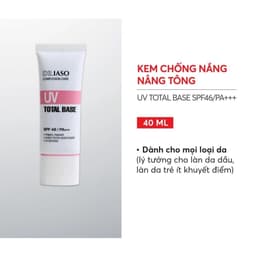 Dr IASO Kem nền chống nắng UV Total Base SPF 46 / PA+++ D39 40ml 4