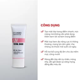 Dr IASO Kem nền chống nắng UV Total Base SPF 46 / PA+++ D39 40ml 7