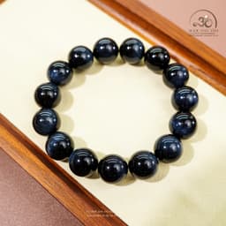 Ngọc Đan Tâm - Vòng Tay Thạch Anh Mắt Chim Ưng 12mm 5A - Mệnh Thuỷ & Mệnh Mộc 7