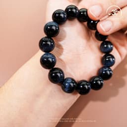 Ngọc Đan Tâm - Vòng Tay Thạch Anh Mắt Chim Ưng 12mm 5A - Mệnh Thuỷ & Mệnh Mộc 6