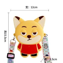 [Mới] Túi xách silicon Zootopia đeo chéo cho bé trai đựng lì xì túi tỏi thời trang Thỏ Judy Cáo 5