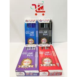 Hộp 12 Cây Viết Bi GP-07 GSTAR Ngòi 0.5MM, Mực Xanh, Tím, Đỏ, Đen Ngòi Êm , Mực Đậm / Bút Bi GSTAR Chính Hãng 2