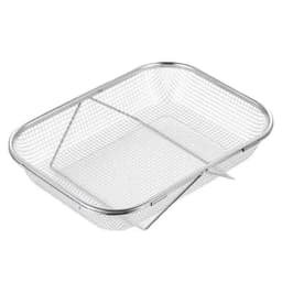 Rổ Rửa Rau Củ Quả Bằng Thép Không Gỉ Có Thể Thu Gọn, Giá Úp Chén Đĩa Ráo Nước Tiện Dụng Cho Bồn Rửa 9