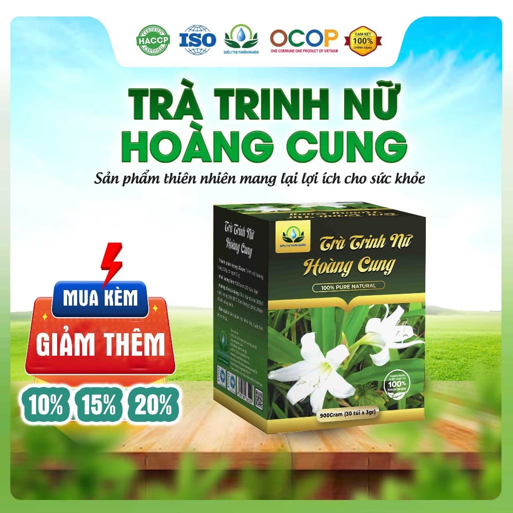 Trà Trinh Nữ Hoàng Cung Hộp 30 Túi Lọc Siêu thị Thiên Nhiên