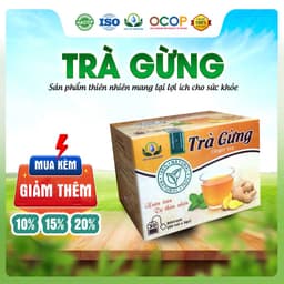 Trà Gừng hộp 30 Túi Lọc x 3gram Siêu Thị Thiên Nhiên 1