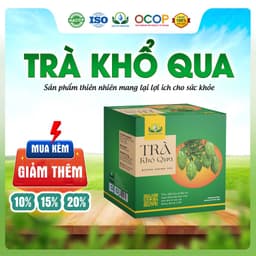 Trà Khổ Qua Mix Cỏ Ngọt Thơm Ngon Dễ Uống Thanh Mát Cho Ngày Thư Thái Hộp 30 Túi Lọc 1