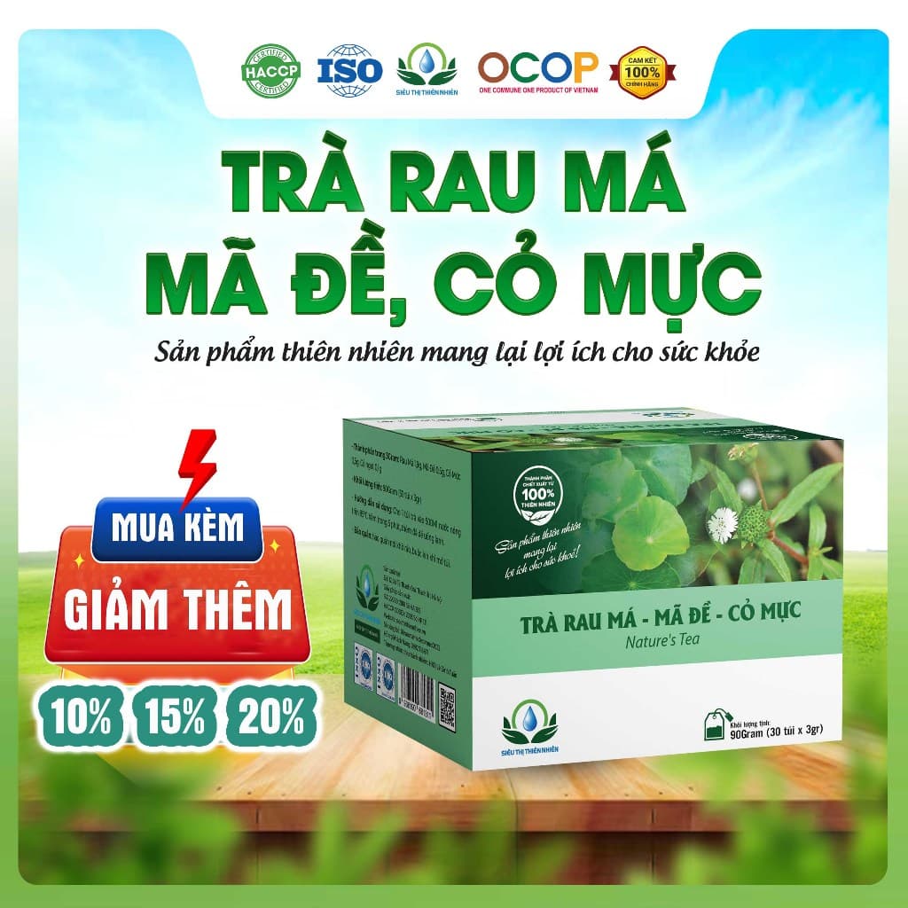 Trà Rau Má Mã Đề Cỏ Mực  Hộ Nhiên