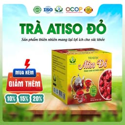 Trà Atiso Đỏ Mix Cỏ Ngọt Thơm Ngon Dễ Uống Thanh Mát Cho Ngày Thư Thái Hộp 30 Túi Lọc 1