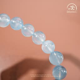 Ngọc Đan Tâm - Vòng Tay Aquamarine 8-9mm 4A - Mệnh Thuỷ & Mệnh Mộc 9