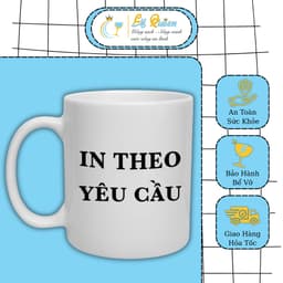 Cốc In Theo Yêu Cầu. LY QUEEN Quà Tặng Ý Nghĩa 330ml Cốc Sứ In Hình, LOGO Cao Cấp Quà Tặng Sinh Nhật 1