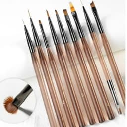 Bộ 9 Cọ Vẽ Móng cao cấp chuyên nghiệp, chất lượng, tạo nên những thiết kế ấn tượng Nail Michi Store 1