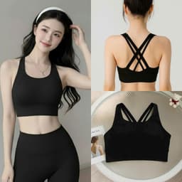 Áo Bra tập Gym, Yoga, Erobic cho nữ  mút đúc, chất lulu, hàng quảng châu form chuẩn  AT005 7