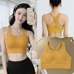 Áo Bra tập Gym, Yoga, Erobic cho nữ  mút đúc, chất lulu, hàng quảng châu form chuẩn  AT005 5