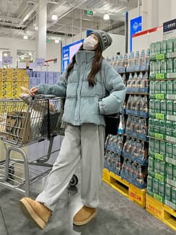 [Sẵn Kịp Tết] Áo Khoác Phao Nữ Chần Bông Tăm Dày Dặn Giữ Ấm Thu Đông Form Rộng Hàn Quốc Mặc Đi Làm Đi Đà Lạt Chali P35 5
