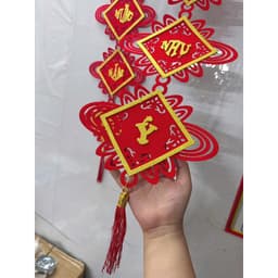 Bộ 2 dây câu đối trang trí Tết sang trọng may mắn 7