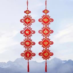 Bộ 2 dây câu đối trang trí Tết sang trọng may mắn 5