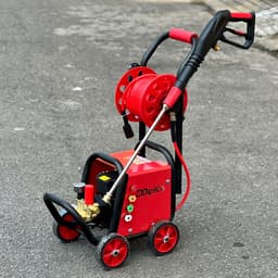 Máy Xịt Rửa Xe DDEKO/DEKO 3500W (lõi đồng) có 4 bánh xe đẩy, Rulô cuộn dây 15m, Lưu lượng 12L/p, BH 8 tháng Chính hãng. 3
