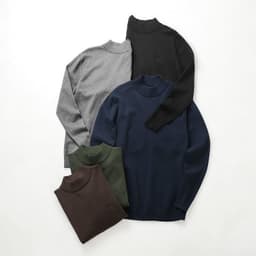 Áo Len Nam JUMPER SHIRT TORANO trơn cổ trụ thêu logo ngực, phom trẻ trung không ôm body, giữ ấm tốt GWTE824 5