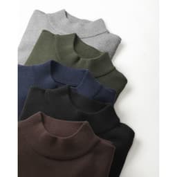 Áo Len Nam JUMPER SHIRT TORANO trơn cổ trụ thêu logo ngực, phom trẻ trung không ôm body, giữ ấm tốt GWTE824 4