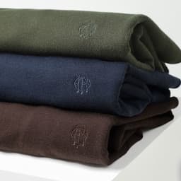 Áo Len Nam JUMPER SHIRT TORANO trơn cổ trụ thêu logo ngực, phom trẻ trung không ôm body, giữ ấm tốt GWTE824 3