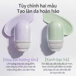 Kem Lót OSITREE Đổi Màu, Kem Lót/Nền Nâng Tone, Đều Màu Da Xanh Tím 3