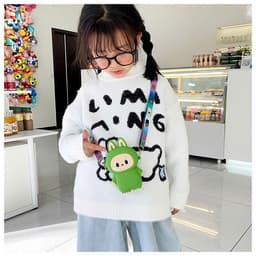 [Lớn, vừa điện thoại] Túi xách silicon cho bé trai đeo chéo đựng lì xì thời trang hình Labu..buu 3