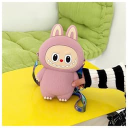 [Lớn, vừa điện thoại] Túi xách silicon cho bé trai đeo chéo đựng lì xì thời trang hình Labu..buu 5