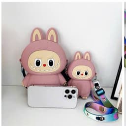 [Lớn, vừa điện thoại] Túi xách silicon cho bé trai đeo chéo đựng lì xì thời trang hình Labu..buu 7