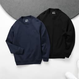 Áo nỉ MBITION SWEATSHIRT TORANO trơn thêu logo ngực ấm áp, năng động GWTW827 2