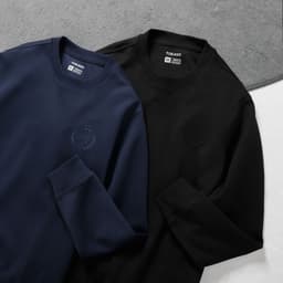 Áo nỉ MBITION SWEATSHIRT TORANO trơn thêu logo ngực ấm áp, năng động GWTW827 4