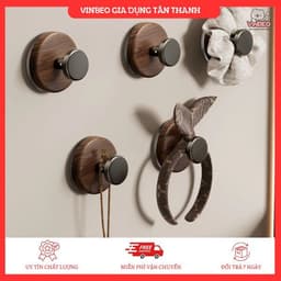 [ Combo 5 Móc ] Treo Hút Chân Không Chịu Lực Tốt - Không Cần Đục Tường VINBEO 1