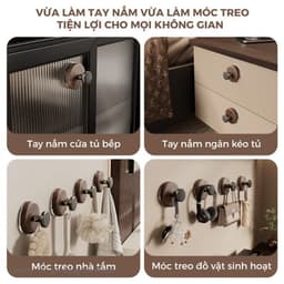 [ Combo 5 Móc ] Treo Hút Chân Không Chịu Lực Tốt - Không Cần Đục Tường VINBEO 4