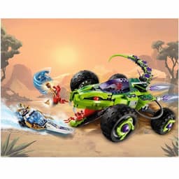 [ Có Sẵn ] Đồ chơi xếp hình mô hình nhân vật NJ Set Xe tải rắn Fangpyre Truck Ambush 5