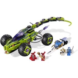 [ Có Sẵn ] Đồ chơi xếp hình mô hình nhân vật NJ Set Xe tải rắn Fangpyre Truck Ambush 3