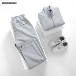Quần Áo khoác nỉ AXEL TRACKSUIT TORANO bộ cổ cao thêu logo ngực, chất nỉ dày dặn, giữ ấm tốt GWCS502-GWBS502 5