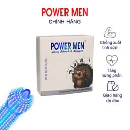 Bao Cao Su Powermen Nhím Đen – Có 2080 Gai Gân Tăng Cảm Giác, Hỗ Trợ Kéo Dài Thời Gian, Hộp 12c 3