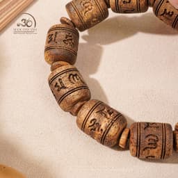 Ngọc Đan Tâm - Vòng Tay Trầm Trúc Vạn Giã Khánh Hòa 14mm - Đa Mệnh 6