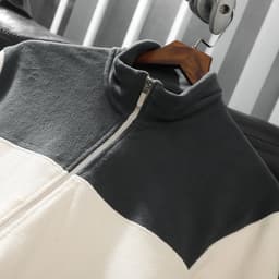 Áo khoác 1 lớp FLEECE JACKET TORANO lông can phối màu cổ cao cực kỳ ấm áp và trendy FWCR001 7