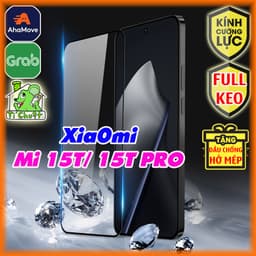 [FULL KEO-Ảnh Thật] Kính CL Xia0mi Mi 15T/ 15T Pro Cường Lực FULL Màn 2.5D-9H 1