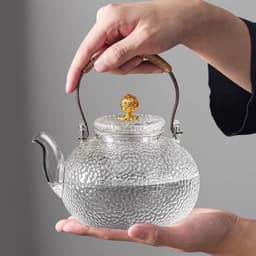 Ấm Thuỷ Tinh Pha Trà Có Lưới Lọc 700 - 900ml và 1100ml hot trend 1
