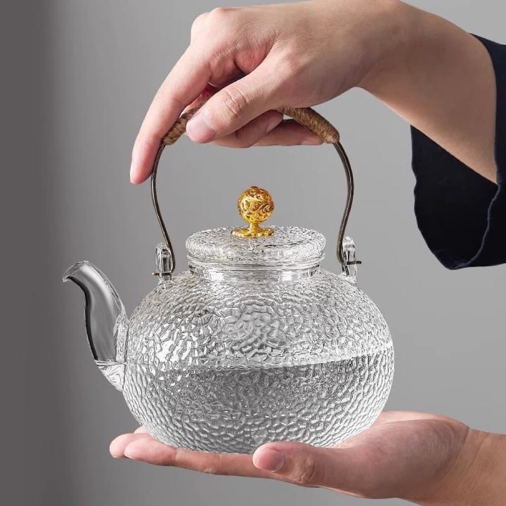 Ấm Thuỷ Tinh Pha Trà Có Lưới Lọc 700 - 900ml và 1100ml hot trend