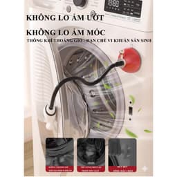 Thanh đỡ cửa máy giặt có giác hút giữ lồng giặt, thông gió, chống nấm mốc, khử mùi có thể uốn dẻo cao cấp 2
