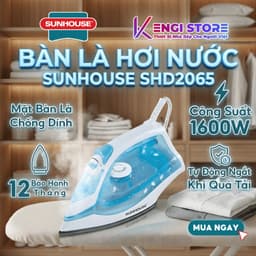 [Freeship Toàn Quốc] Bàn Là Ủi Hơi Nước Sunhouse SHD2065 - Bảo Hành Toàn Quốc 12 Tháng 3