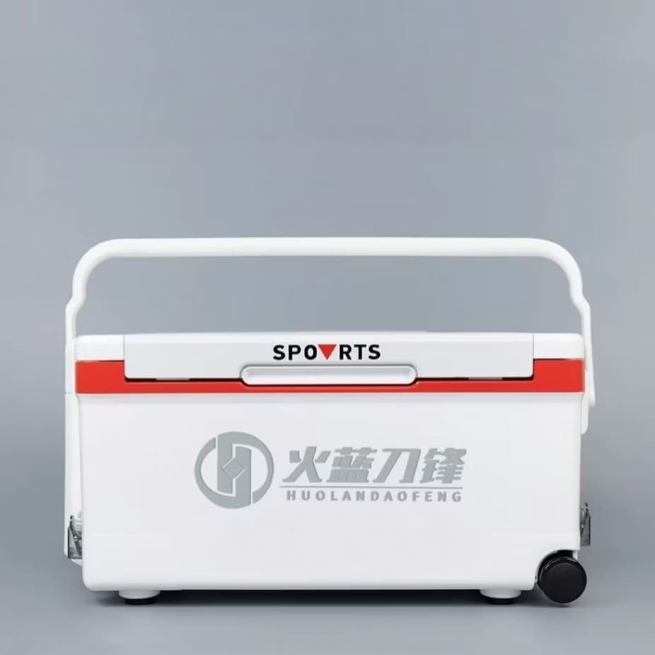 Thùng Câu Săn Hàng Vương Bản Có Tựa Bánh Xe Tay Kéo [ Dung tích 45 lít ]