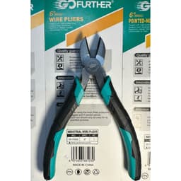 Kìm điện -Kìm cắt -Kìm nhọn.Bộ 3 kìm xanh gf 6'' và 8'' thiết kế chắc chắn bền đẹp tiện dụng 5