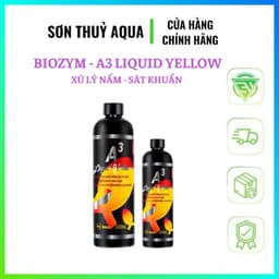 BIOZYM - A3 Liquid Yellow (Chai 500 ml) | Xử lý nấm và sát khuẩn an toàn cho cá cảnh thủy sinh 1