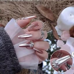 Hũ tráng gương trắng ánh bạc sang trọng quý phái, phụ kiện làm nail cao cấp Nail Michi 2